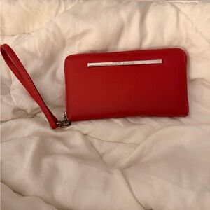 Steve Madden Vibrant Red Wristlet